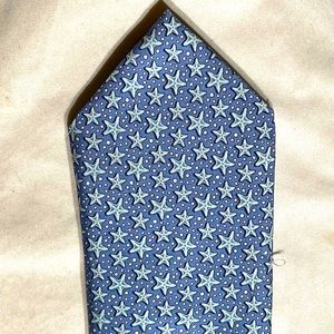 ⭐️ STARS ⭐️ Vineyard Vines Martha’s Vineyard Blue Silk Tie Worn Once for Trial